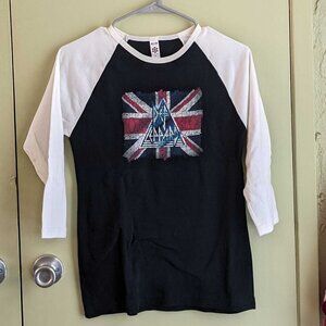 Jersey raglan Def Leppart shirt - XL